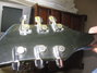Rickenbacker 330/6 , Jetglo: Headstock - Rear