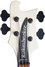 Rickenbacker 4003/4 BH BT, White: Headstock