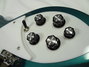 Rickenbacker 330/6 , Turquoise: Close up - Free2