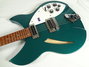 Rickenbacker 330/6 , Turquoise: Full Instrument - Rear