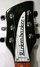 Rickenbacker 330/6 , Jetglo: Headstock