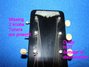 Rickenbacker B/6 LapSteel, Black: Headstock