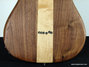 May 2001 Rickenbacker 650/6 Dakota, Walnut: Body - Rear
