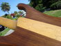 Rickenbacker 4004/4 Ci, Natural Walnut: Neck - Rear
