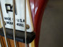 Rickenbacker 4001/4 , Burgundy: Neck - Rear
