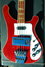 Rickenbacker 4001/4 , Burgundy: Body - Front
