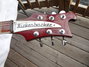 Rickenbacker 481/6 Slant Fret, Burgundy: Headstock