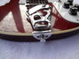 Rickenbacker 481/6 Slant Fret, Burgundy: Close up - Free