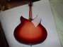 Apr 1997 Rickenbacker 330/6 , Fireglo: Body - Rear