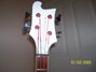 Rickenbacker 4001/4 Refin, White: Headstock