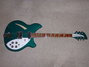 Rickenbacker 360/6 , Turquoise: Full Instrument - Front