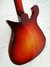 Oct 2008 Rickenbacker 660/6 , Amber Fireglo: Body - Rear