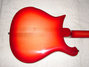 Dec 2009 Rickenbacker 620/12 , Fireglo: Body - Rear