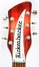 Rickenbacker 335/6 , Fireglo: Headstock