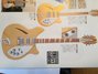 Rickenbacker 370/12 Byrd, Natural: Full Instrument - Front