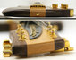 Rickenbacker 650/6 Sierra, Natural Walnut: Headstock - Rear
