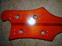 Rickenbacker 4000/4 Mod, Fireglo: Headstock - Rear