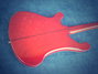 Rickenbacker 4001/4 , Burgundy: Body - Rear