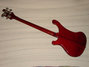 Rickenbacker 4001/4 , Burgundy: Full Instrument - Rear