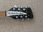 Rickenbacker 360/12 WB, Jetglo: Headstock