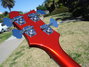 Rickenbacker 4003/4 , Ruby: Headstock - Rear