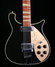 Mar 1992 Rickenbacker 660/12 TP, Jetglo: Body - Rear