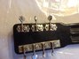 Rickenbacker B/7 LapSteel, Black: Headstock - Rear