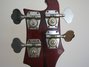 Rickenbacker 4001/4 Mod, Burgundy: Headstock - Rear