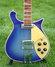 Rickenbacker 660/6 , Blueburst: Body - Front