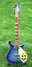 Rickenbacker 660/6 , Blueburst: Full Instrument - Front