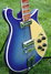 Rickenbacker 660/6 , Blueburst: Close up - Free
