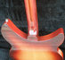 Rickenbacker 330/6 , Fireglo: Neck - Rear