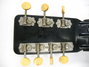 Rickenbacker B Post War/7 LapSteel, Black: Headstock - Rear