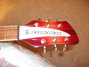 Rickenbacker 360/6 , Fireglo: Headstock