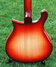 May 2012 Rickenbacker 660/6 , Fireglo: Body - Rear