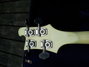 Rickenbacker 4001/4 BT, White: Headstock - Rear