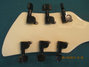 Rickenbacker 610/6 BH BT, White: Headstock - Rear