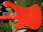 Jan 1987 Rickenbacker 4003/4 BH BT, Red: Body - Rear