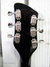 Rickenbacker 381/6 V69, Jetglo: Headstock - Rear