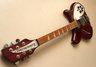 Rickenbacker 360/6 , Burgundy: Close up - Free2