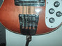 Rickenbacker 4001/4 , Fireglo: Close up - Free