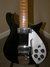 Rickenbacker 615/6 Mod, Jetglo: Body - Front