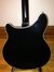 Apr 1982 Rickenbacker 360/6 Mod, Jetglo: Body - Rear