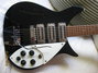 Rickenbacker 325/6 f hole, Black: Body - Front