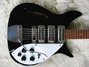 Nov 1966 Rickenbacker 325/6 f hole, Black: Body - Rear