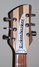 Rickenbacker 360/6 , Mapleglo: Headstock