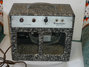 Dec 1955 Rickenbacker M-8/amp , Gray Zolatone: Body - Rear