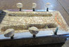Rickenbacker 100/6 LapSteel, Two tone brown: Headstock