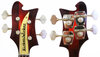 Rickenbacker 4000/4 , Fireglo: Headstock - Rear