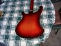 Apr 1962 Rickenbacker 4000/4 , Fireglo: Body - Rear